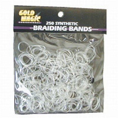 small clear rubber bands