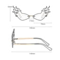 thumbnail image 2 of 2 uds., Gafas de terre con llama de fuego a para mujer, gafas de terre con en , gafas para decoraciones de , accesorios de fot, 2 of 2