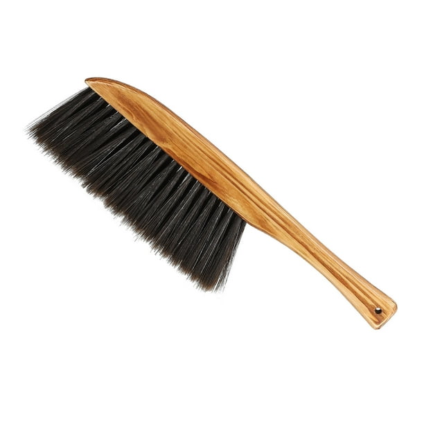 Solid Wood Bristle Brush Bed Brush Sofa Dusting Brush Solid Wood Color Wooden Horse Bristle