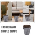 thumbnail image 3 of Toyandona Medium Size Lidless Trash Can Plastic with Farmhouse Wood Grain for Indoor Use, 3 of 7