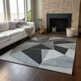 thumbnail image 6 of Addison Rugs Mayfield Washable Transitional Geometric Chocolate Rectangle Rug, 2'6" x 3'10", 6 of 6