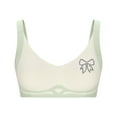 thumbnail image 5 of Sakmal Sports Bras for Women Spaghetti Straps Workout Seamless Patchwork Green Gym Womens Sports Bras 3XL, 5 of 5