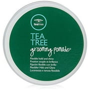 Tea Tree Grooming Pomade, Flexible Hold + Shine, For All Hair Types, Especially Wavy + Curly, 3 oz.
