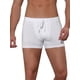 thumbnail image 1 of INSPIRE CHIC Pantalones de baño de verano para hombre con cintura ajustable de color sólido 28 Blanco, 1 of 6
