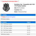 thumbnail image 2 of Distributor Cap - Compatible with 1958 - 1974 Pontiac Catalina 1959 1960 1961 1962 1963 1964 1965 1966 1967 1968 1969 1970 1971 1972 1973, 2 of 2