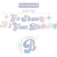 thumbnail image 2 of Go Shawty It’s Your Birthday Banner,Iridescent,Pre-Strung,Hip Hop Happy Birthday Banner Sign for Women Men Adult Her Funny 21st 30th 40th 50th 60th 80th Rap Theme Party Supplies,Ideas,Gifts, 2 of 10