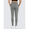 thumbnail image 6 of Women Winter Thermal Workout Yoga Pants with Pockets Fleece Lined Leggings, 6 of 7