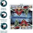 thumbnail image 6 of Winter Mailbox Covers Magnetic Standard Size 21 X 25.5 Inch Christmas Tree Mailbox Cover Snowman Red Truck Mailbox Wraps Post Box Cover Decoration Outdoor Garden Home Yard Outside, 6 of 6