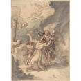 thumbnail image 3 of Antonio de Pereda 14x18 Black Modern Framed Museum Art Print Titled - St. Francis Receiving the Stigmata (1611-78), 3 of 5