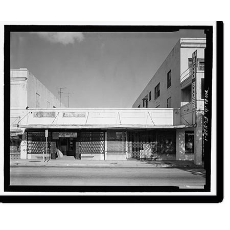 Historic Print, Frohock Commercial Building, 411-415 North Miami Avenue, Miami, Dade County, FL, 16" x 20"