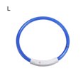 thumbnail image 4 of PETS COLLAR LED LIGHTING Suministros para mascotas Ajustable USB Carga Luminosa Pérdida Luminosa Accidentes Cuellos de Luz Collars Safetal para Al aire libre Azul grande Scienceny HA010373-03, 4 of 6