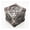 Silver, variant on Metal hexahedral seven in one dice suit rotating DND dragon and dungeon polyhedron D6 Cthulhu COC running team,Mixed Colors