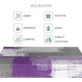 thumbnail image 6 of 60x84 Inch Oil Painting Rectangle Tablecloth Grunge Abstract Art Purple Table Cloth Washable Durable Table Cover for Kitchen Dining Bedroom Studio Party Decor, 6 of 7
