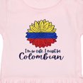 thumbnail image 3 of Inktastic I'm So Cute, I Must Be Colombian Sunflower Girls Toddler Dress, 3 of 4