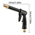 thumbnail image 2 of YANHAIGONG Summer Garden Hose Nozzle Sprayer High Pressure, Water Spray Car Wash Handle Garden Tool with 3-Connector, Portable Garden Hose Nozzle for Cleaning Cars, Walls, Windows, 2 of 7