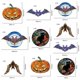 thumbnail image 3 of Pumpkin Bat Decorative Pendant Household Decoration Supplies Household, 3 of 5