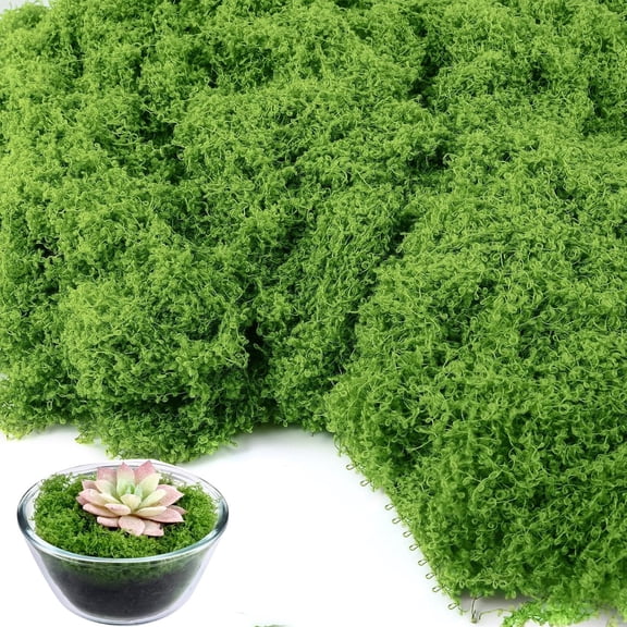 3.5 oz Fake Moss,Bexikou Artificial Faux Moss for Crafts, Preserved Moss for DIY Decorative Moss Table Centerpieces Decor Fairy Garden Floral Wedding