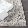 thumbnail image 5 of SAFAVIEH Global Vernon Abstract Indoor/Outdoor Area Rug, Grey/Ivory, 6'7" x 6'7" Square, 5 of 9