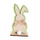 thumbnail image 4 of Adorno decorativo de conejito de Pascua, artesanía, escritorio, pasillo, suministros para fiestas, interior, conejo Verde, 4 of 9