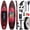 Wild Red, variant on AISUNSS 11ft Inflatable Stand up Paddle Board, Wide SUP Board All-Around Fishing Paddle Board Full Kit for Youth & Adults
