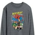 thumbnail image 3 of Marvel Your Friendly Neighborhood Spider-Man - Web Head - Adult Long Sleeve Graphic T-Shirt, 3 of 5