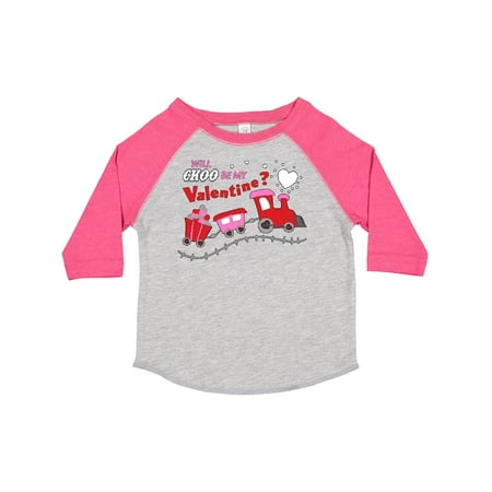

Inktastic Will Choo Be My Valentine Valentine s Day Train Gift Toddler Boy or Toddler Girl T-Shirt