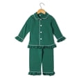 thumbnail image 4 of Conjuntos de pijamas de algodón suave para niños y niñas, ropa para bebés y niños, pijamas de punto a juego para hermanos, conjunto de ropa de dormir navideña para niños, 4 of 5
