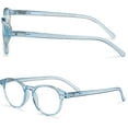 thumbnail image 2 of READEREST ROUND BLUE LIGHT BLOCKING READING GLASSES (LIGHT BLUE, 3.75, 2 of 6
