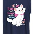 thumbnail image 3 of Disney - The Aristocats - Turn That Frown Upside Down - Women's Short Sleeve Graphic T-Shirt, 3 of 5
