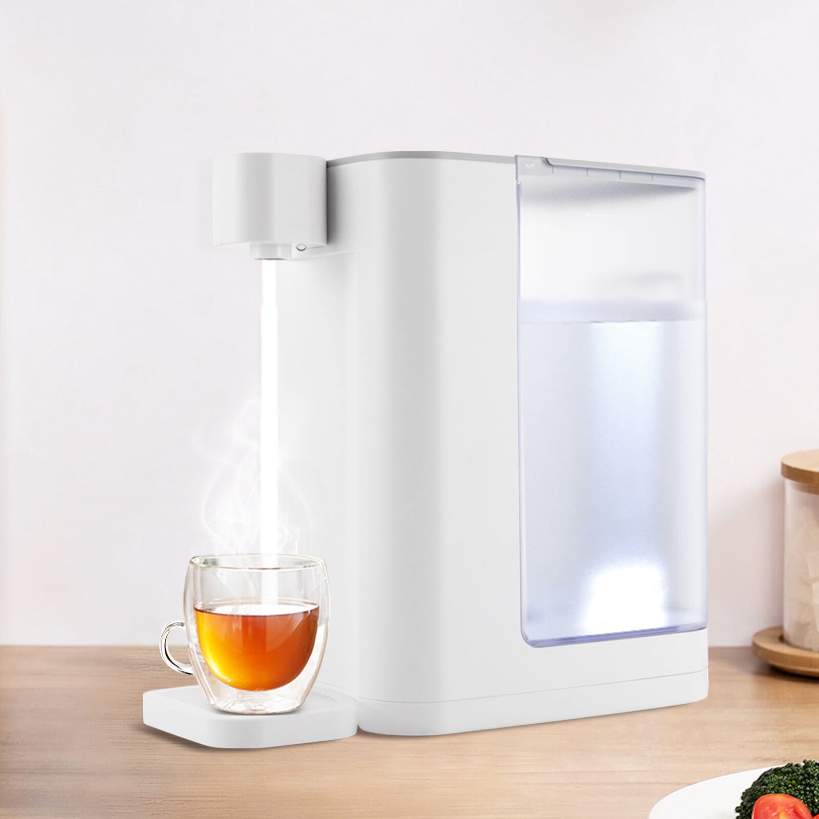 Electric Kettles, Instant Hot Water Dispenser for Quick Heating & Outputting, Adjustable 5 Temperatures, 102 Ounce 3L Water Tank Capacity, White