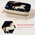 thumbnail image 5 of Starry Unicorn Velvet Portable Jewelry Stand with Removable Compartment – Display Case, Organizer, and Gift, 5 of 7