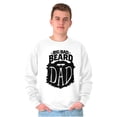 thumbnail image 3 of Big Bad Beard Dad Fathers Day Gift Men's Crewneck Sweatshirt Brisco Brands S, 3 of 6