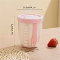 thumbnail image 2 of Vrorvz Portable Fruit Cup with Fork Storage Box Leak Proof Plastic Container for Picnic and Salad Carry with You Sealed Large Capacity for Freshness and Easy Carrying, 2 of 6