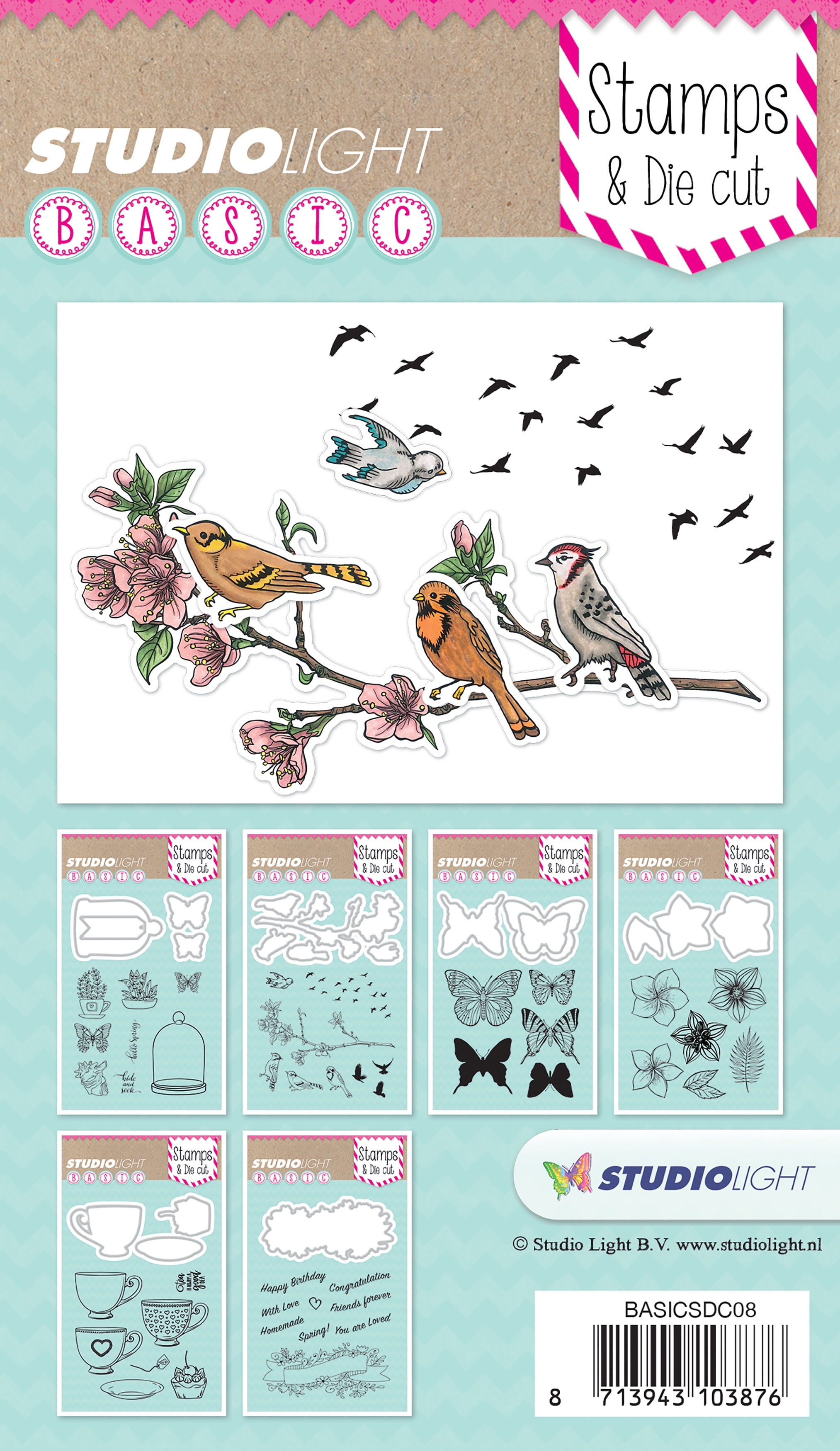 Studio Light Basic Stamp & Die SetBirds Walmart Canada
