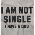 thumbnail image 2 of Not Single Have Dog Doggy Owner Lover Women's Plus Size Graphic Tee Brisco Brands 3X, 2 of 5