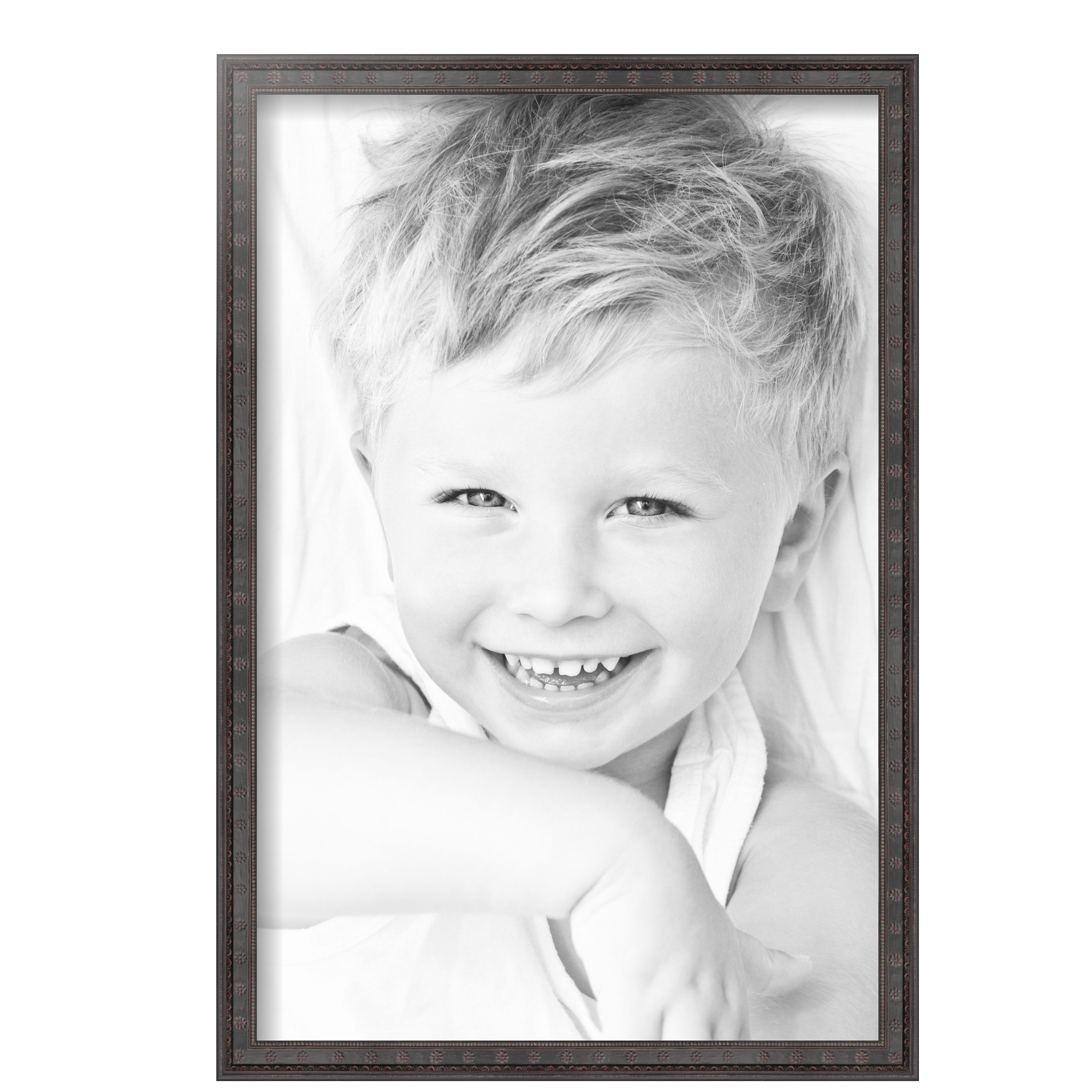 ArtToFrames 12" x 18" Dark Brown Picture Frame, 12x18 inch Brown Wood Poster Frame (WOM-4757)