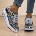 thumbnail image 5 of Athleisure Shoes with Lace-up Platform Soles and Stylish Design, Women Shoes, Sneakers, 5 of 9