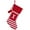 X, variant on 16.5 Inches Initial Christmas Stocking Red White Striped Letter Christmas Decorations for Family Holiday and Xmas Tree Fireplace