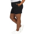 thumbnail image 6 of LazyPants Women's High Rise Soft Cotton Blend French Terry Shorts, 6 of 7