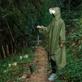 thumbnail image 3 of Poncho de Pluie à Capuchon pour Adultes, Imperméable Léger avec Manches pour la Randonnée, le Camping et le Backpacking, 3 of 4