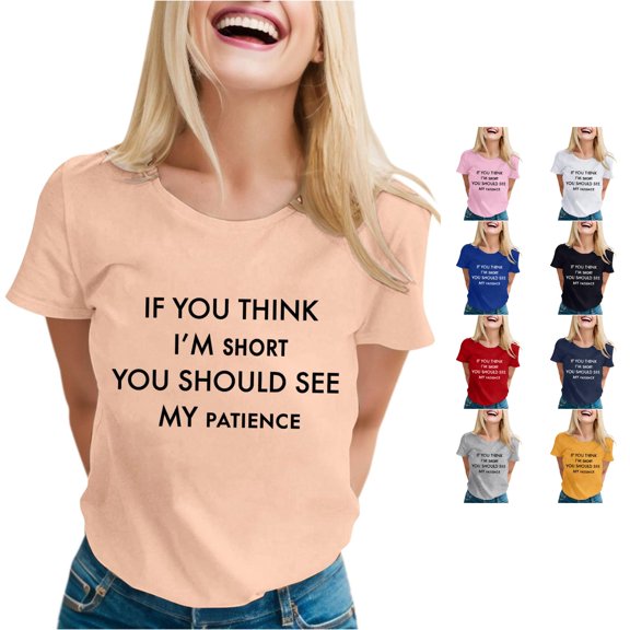 NinXxx Women's Graphic Tee Casual Fashion Top Beige S