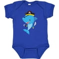 thumbnail image 3 of Inktastic Pirate Shark, Cute Shark, Little Shark, Blue Shark Boys or Girls Baby Bodysuit, 3 of 5