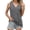 Dark Gray, variant on OIOLOYJM Tank Tops for Women Summer V Neck T Shirts Sleeveless Tops Casual Loose Fit Basic Work Tees Basic Fashion Workout Baggy Blouses Navy 2XL