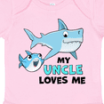 thumbnail image 4 of Inktastic My Uncle Loves Me with Cute Sharks Boys or Girls Baby Bodysuit, 4 of 5