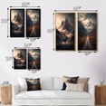 thumbnail image 4 of Designart "Endless Roads Through Misty Snowy Mountains II" Meadow Wall Art Set Of 2 - Traditional Brown Wall Decor Set Of 2, 4 of 6