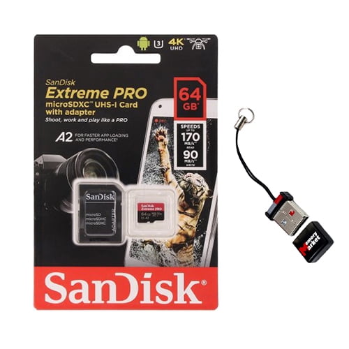 Sandisk Extreme Pro 64gb Microsd Xc Class 10 A1 Uhs I Mobile Memory Card Up To 170mb S Read Speed Sdsqxcy 064g With Mini Memorymarket Microsd Memory Card Reader Walmart Com Walmart Com Sandisk Extreme Pro 64gb Microsd Xc Class 10 A1 Uhs I Mobile Memory Card Up To 170mb S Read Speed Sdsqxcy 064g With Mini Memorymarket Microsd Memory Card Reader Walmart Com Walmart Com