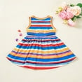 thumbnail image 5 of Toddler Baby Girl'S Summer Casual Loose Tank Swing Midi Cute Dress With Pockets for Kids Size 3-4T, 5 of 7