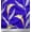 Purplish Blue, variant on Soimoi Black Cotton Duck Fabric Leaves Watercolor Print Fabric by the Yard 42 Inch Wide