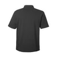 thumbnail image 5 of Devon & Jones DG101 Men's Crownlux Performance Geo Polo-Black/ Graphite-XL, 5 of 6