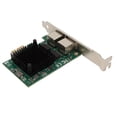 thumbnail image 1 of Tarjeta De Red PCIE NIC, Transmisión Estable, Bajo Consumo De Energía, Tarjeta De Red NIC RJ45 Dual, Compacta, Práctica Para, 1 of 7